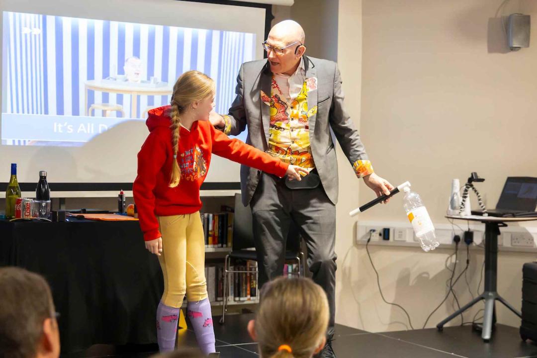 Opps Magnetic Magic Revealed Dr Ken accidently reveals the magnetic science behind the magic balancing bottle.